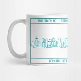Vancouver, BC badge. Mug